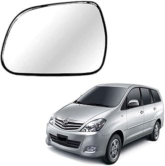 Auto Spare World Left Side Mirror Glass Compatible With Toyota Innova 2005-2012 Set of 1 Pcs.