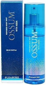 Ossum Perfumed Pleasure Body Mist With Aqua Long-Lasting Freshness Made For Women,115ml
