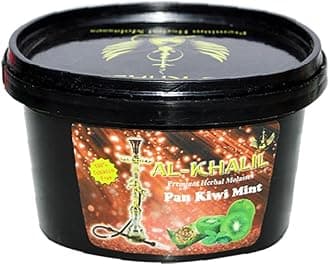 Shisha Herbal Pan Kiwi Mint Hookah Flavour (100 GM) 100% Pure Herbal Hookah Flavour (NO Tobacco & NO Nicotine) + Free 3 Piece Hookah Filter
