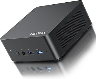 GD50 Mini PC, Intel Core i5-12450H(8C/12T, up to 4.4GHz), Mini Computers with 16GB RAM 512GB PCle4.0 SSD, Small PC Support 4K Triple Display/HDMI+USB-C+DP, WiFi6E/BT5.2/2.5GbE RJ45/2x USB3.2