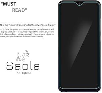 Saola® Toughened Tempered Glass For Nothing CMF Phone 2 Pro (PACK OF 1) with Free Installation Kit. Full screen Coverage. Free Replacement If Received Damaged - 6.77 inch