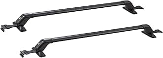 Universal Roof Rack Cross Bars, Thickened Aluminum Roof Rack Crossbars, Fit Roof Without Side Rail, 70KG Load Capacity, Adjustable Bare Roof Crossbars with Locks, for SUVs, Sedans, and Vans