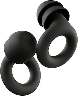 Loop Quiet 2 Plus Ear Plugs with Double Tips - Ultra Comfortable and Reusable Earplugs for Sleep, Focus, Move and Noise Sensitivity | Flexible Hearing Protection | 24dB SNR Noise Reduction with 3dB