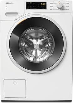 Miele 11458460 WWD120 WCS 8 KG W1 Front-Loading Washing Machine with ProfiEco Motor, CapDosing and DirectSensor, Lotus White