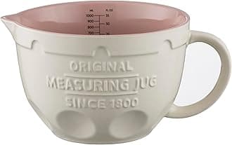 Innovative Kitchen 1 Litre Tilting Measuring Jug | Stoneware Jug with Easy-Mix Tilt Design | Ideal for Whisking, Baking & Everyday Cooking | Dishwasher & Microwave Safe