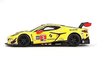 Diecast Model Car Compatible with Mini GT 1:64 Chevrolet Corvette Z06 GT3.R #3 Corvette Racing by Pratt Miller Motorsports 2024 IMSA Daytona 24 Hrs Limited Edition MGT00854
