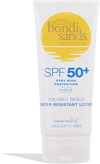 Sunscreen Lotion SPF 50+ | Non-Greasy Broad-Spectrum Formula Moisturises and Protects Skin, Water Resistant Up To 4 Hours, and Cruelty Free, Coconut Beach Scent | 150 mL/5.07 Oz