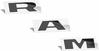 RAM Grille Emblem Overlay Decal Stickers 2025-2026 Ram 1500 (Color: Flat Black)