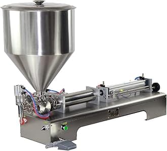 FPPS One Head - Paste Filling Machine Horizontal Piston Filling Machine - Pneumatic Liquid Paste Filling Machine 3.4 oz-34 oz (100-1000 ML)
