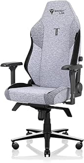 Secretlab TITAN Evo Cookies & Cream Gaming Chair - Reclining - Ergonomic & Comfortable Computer Chair with 4D Armrests - Magnetic Head Pillow & 4-way Lumbar Support - Gray - Fabric
