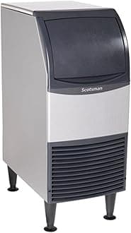 Scotsman UN0815A-1 15-Inch Air-Cooled Nugget Undercounter Ice Maker Machine with 36 lb. Storage Capacity, 79 lbs/Day, 115v, NSF