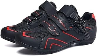Earnmore Non-Slip Cycling Shoes, Breathable Carbon Fiber Road and Mountain Bike Shoes, Assisted Sports Shoes with Reflective Strips