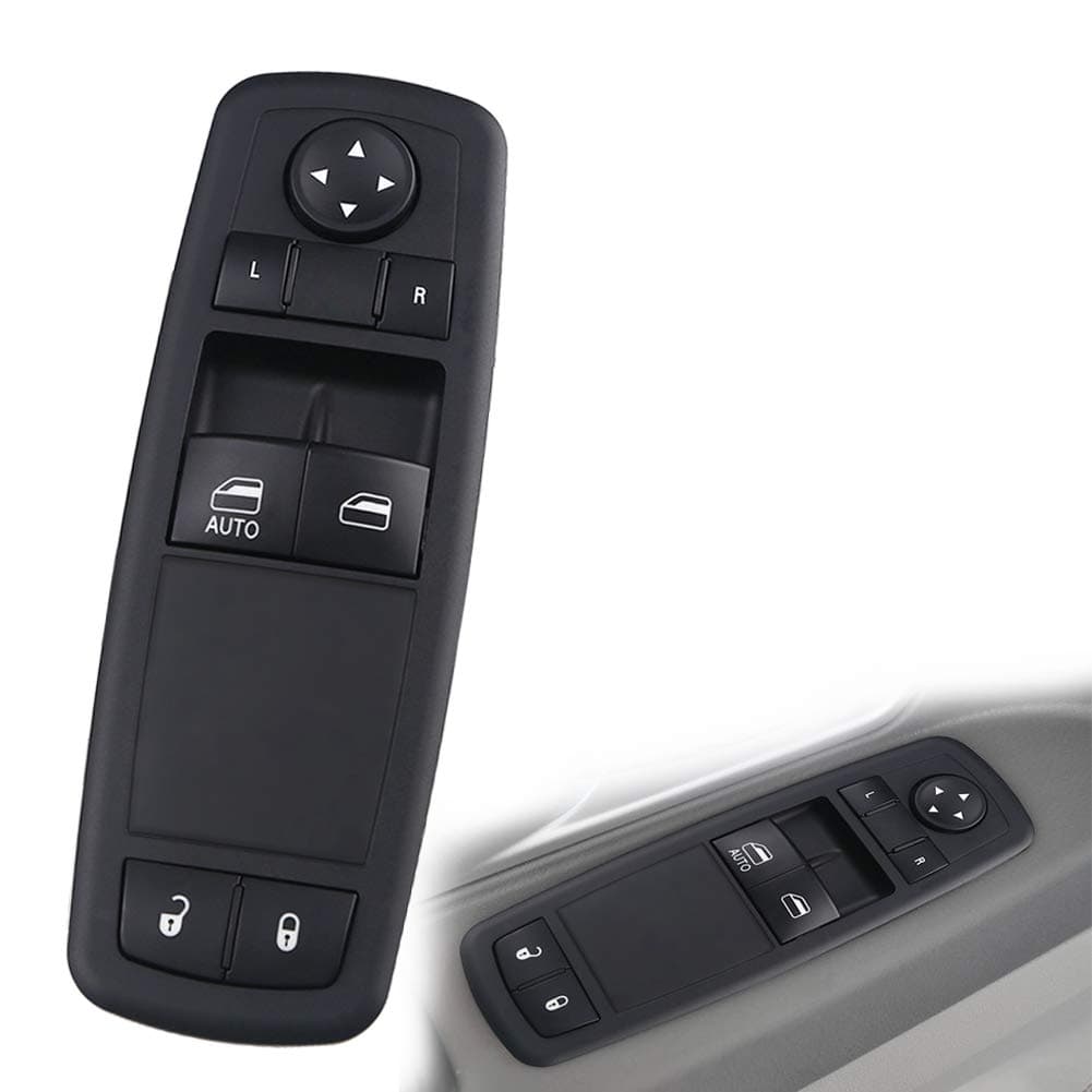 Driver Master Power Window Switch Compatible with Dodge Grand Caravan Chrysler Town & Country 2008 2009 2010 2011, 8 + 8 Pins Master Window Control Switch, 04602627AG, 04602627AC, 04602627AF