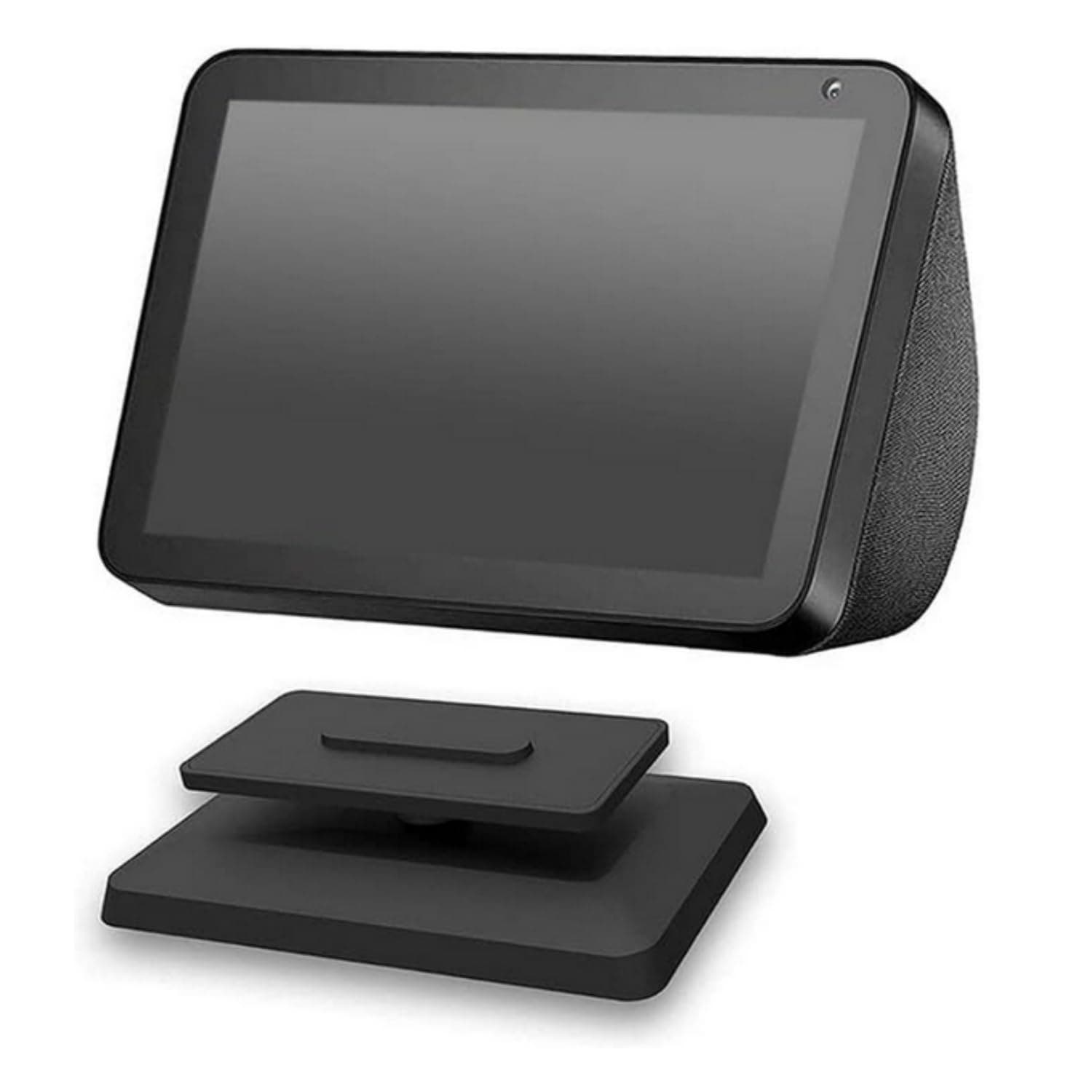 SKEIDO Anti-Slip Base Mount Bracket Adjustable Rotatable Magnetic Bracket Speaker Holder for-Amazon Echo Show 8 Stand