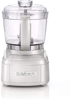 Cuisinart Mini Prep Pro, Compact Mini Food Processor, Onion Chopper, Mixer Grinder, Spice blender, Pulse function and drizzle holes, 900 ml Capacity, Dishwasher safe, Easy to use, Frosted Pearl