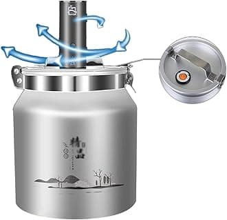 Food Containers with Lids, for Flour, Sugar, Rice & Baking Supply - Airtight Bulk Food Storage for Kitchen & Pantry Organization (Color : Silver, Size : Capacity 6L) (Silver Capacity 8L)