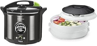 12 Qt Stainless steel Electric Pressure Canner & 06300 Dehydro Electric Food Dehydrator, Standard