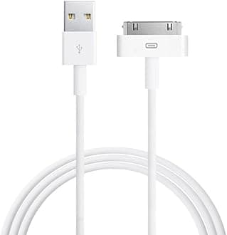 T-H-See iPad Cable, 6ft White 30 Pin to USB Cable High Speed Sync Charging Cord Cables for iPhone 4/4s, iPhone 3G/3GS, iPad 1/2/4, iPod