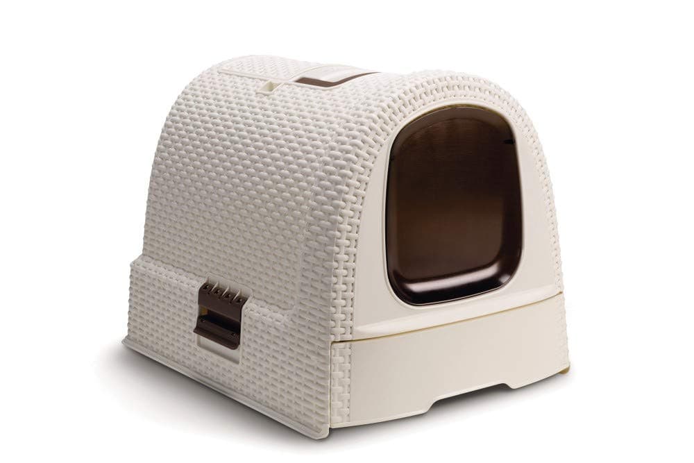 CURVER - Cat litter box - cream/brown