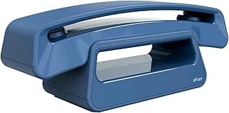 ePure Iconic - DECT Cordless Phone - Classic Design - Large Highly Legible Graphic Display - Handsfree - Call Barring - Blue
