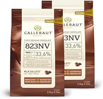 Saver Bundle Callebaut, Milk Chocolate Chips (2 x 2.5kg Bundle)