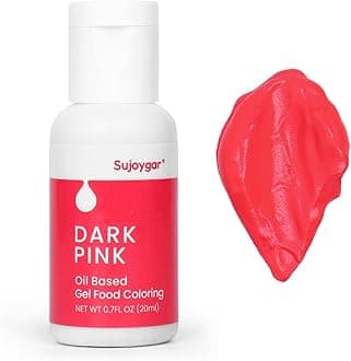 Oil Based Food Coloring For Chocolate, Dark Pink, Food Grade 20ml, Edible Oil Food Dye For Baking, Cupcake & Fondant, Icing