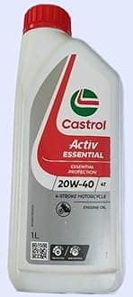 Castrol Go 4t 20w-40 Oil for Motorcycles with Trizone Technology (1L)