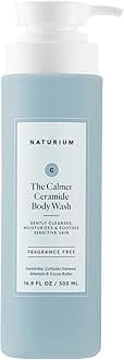 The Calmer Ceramide Body Wash, Frangrance-Free, Cleansing & Moisturizing for Dry, Sensitive Skin, Dermatologist-Tested, Paraben & Cruelty-Free, 16.9 oz