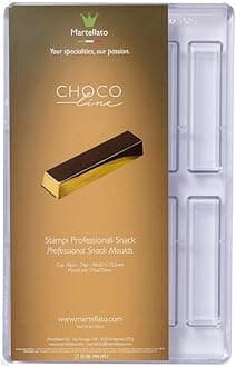 Polycarbonate Chocolate Mold, Rectangle Bar 96mm