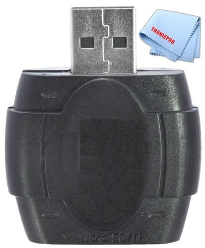 High Speed SD/SDHC/Micro SD Reader/Writer for Sony, Nikon, Canon, Pentax, Olympus & More Cameras & Camcorders