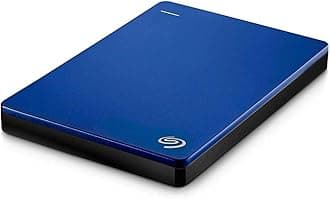 Seagate Backup Plus Slim 2TB External Hard Drive Portable HDD – Blue USB 3.0 for PC Laptop and Mac, 2 Months Adobe CC Photography (STDR2000102)