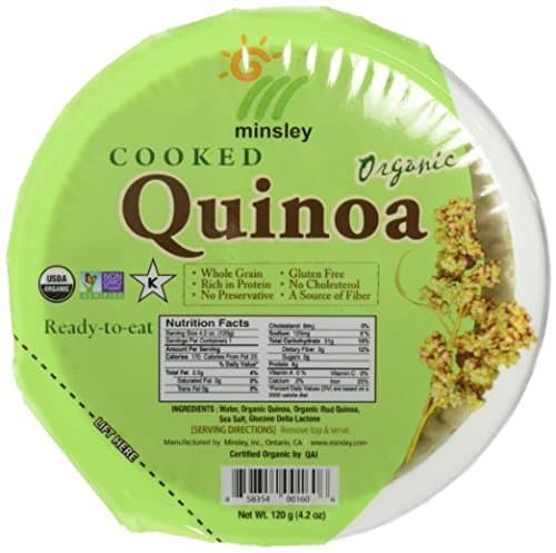 Minsley: Cooked Organic Quinoa 4.2 Oz (12 Pack)