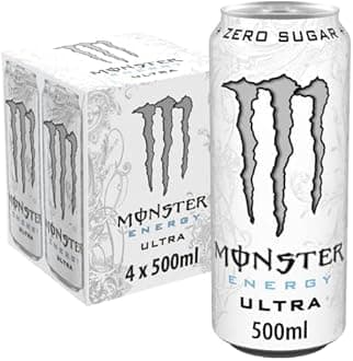 Energy Ultra Zero Sugar Energy Drink, 500ml, Pack of 4