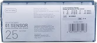 Glucocard 01 Mini - 25 Strips ALU Pack | Individually Packed | Made in India with Advanced Japanese Healthcare Technology