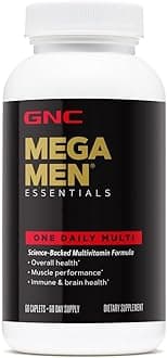 Mega 1 Daily Multivitamin for Men for 19 Vitamins and Minerals (60 Count)
