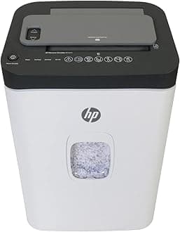 HP - Paper Shredder Micro Cut, 200-Sheet Auto Feed, Shreds Credit Cards & Staples, Heavy Duty Paper Shredder for Home Use with 7.4 Gallon Basket