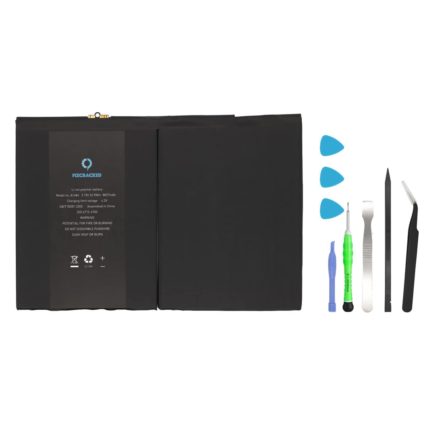 Replacement Battery for iPad 5/iPad 6/iPad 7/ipad 8/iPad air, Battery Repair Tools Kit Compatible with A1822, A1823,A1474, A1475,A1476,A1893,A1954,A2197,A2200,A2198,A2270,A2428,A2429,A2430