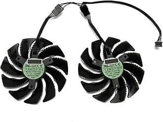 NNL 88MM T129215SU PLD09210S12HH 4Pin Cooling Fan for Gigabyte GTX 1050 1060 1070 960 RX 470 480 570 580 Graphics Card Cooler Fan (2 PCS)