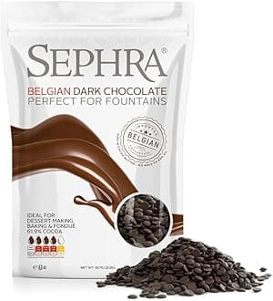 Sephra Belgian Couverture Fountain Ready Chocolate Callets - Dark (2.5kg)