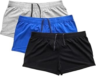 Mens Gym Bodybuilding Workout Sprots Shorts Cotton