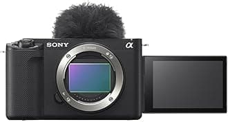 Sony ZV-E1 | Full-frame Mirrorless Interchangeable Lens Vlog Camera (Compact and Lightweight, 4K60p, 12.2 Megapixels, 5-Axis and Digital Stabilisation System, Large Battery Capacity) Black