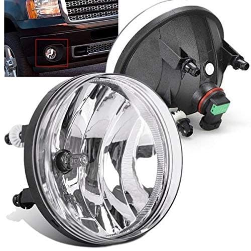 UFRAME Fits 2007 2008 2009 2010 2011 2012 2013 GMC Sierra 1500 / 2500HD / 3500HD Halogen Fog light Kit w/Bulbs (WILL NOT FIT 2007 Classic Old Body Style Models)