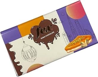 Fex Dubai Kunafa Chocolate, Experience the Exquisite Fusion Of Middle Eastern and Chocolate Artistry With this Pistachio Kunafa Chocolate Bar 230 Gm (From UAE)