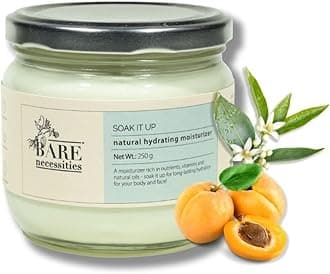 Soak it Up Natural Moisturizer for Face & Body | Lightweight, Long-Lasting Hydration with Vitamin E & Jojoba Oil | Soft & Glowing Skin | Non-Comedogenic | For All Skin Types | 250g