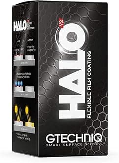 Gtechniq Halo Ceramic Coating for Cars, Protect PPF and Vinyl, High Shine, Easy to Apply - 1.7 fl oz (50ml) Car Ceramic Coating with Nitrile Gloves and Applicator (Sufficient for 1 Small-Med Car)