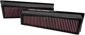 K&N Engine Air Filter: High Performance, Premium, Washable, Replacement Filter: Fits 2009-2014 Bmw (X5 M, X6 M), 33-2449