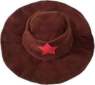 NACOCO Cowboy Dog Costume with Hat Dog Clothes Halloween Costumes for Cat and Small Dog (Cowboy, Medium)