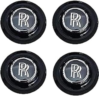 4Pcs Car Hub Centre Caps for Rolls Royce 60MM, Anti Rust Wheel Rims Protectors Exterior Decoration Accessories