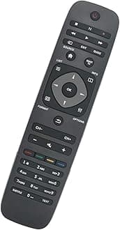 ALLIMITY 398GR8BD3NTPHH Remote Control Replacement for Philips TV 24PFL4208H/12 24PFL4208T/12 32PFL3208T/60 32PFL3258H/12 32PFL3258T/60 32PFL3258T/60 4258K. /12 32PFL4258T/60