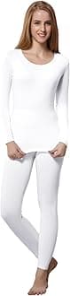 HEROBIKER Women's Ultra Soft Thermal Underwear Long Johns Set Base Layer Top & Bottom with Fleece Lined Winter